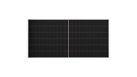 MÓDULO FV LONGI 650 WP COM MOLDURA PRATEADA, BIFACIAL, 132 CÉLULAS MC4 (ESP. 30 MM) HIMO X10 (LR8-66HVD-650M)