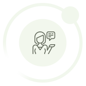 <strong>Aconselhamento personalizado</strong> antes, durante e após a venda